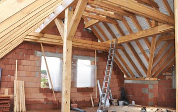 Anmore attic trusses